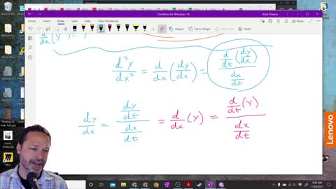 Calculus 2 - Section 10-2 - Deriving the Derivatives for parametric equations