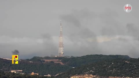 (EN) Islamic Resistance in Lebanon (Hizbullah) striking Zar'it barracks, Aug 19, 2024