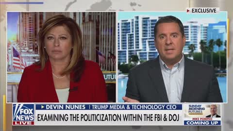 Devin Nunes: Republicans need to form some kind of commission to examine the FBI.