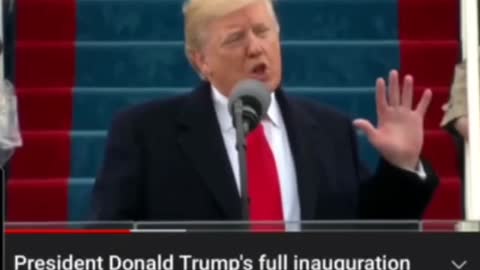 5 Min* Donald J Trump Swearing Ceremony Speech