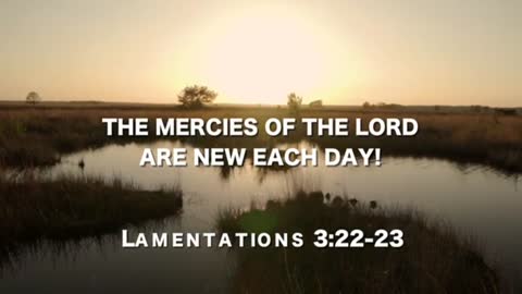 Lamentations 3.22-23