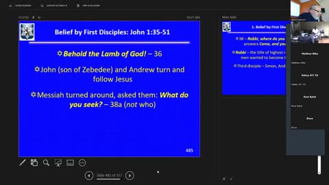 Sunday July 10, 2022 Life of the Messiah 47