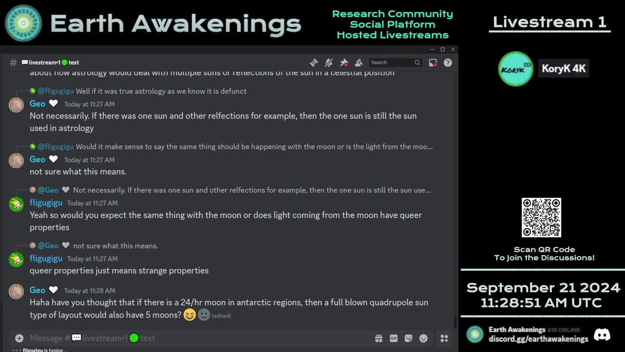 Earth Awakenings - Livestream 1 - #1878