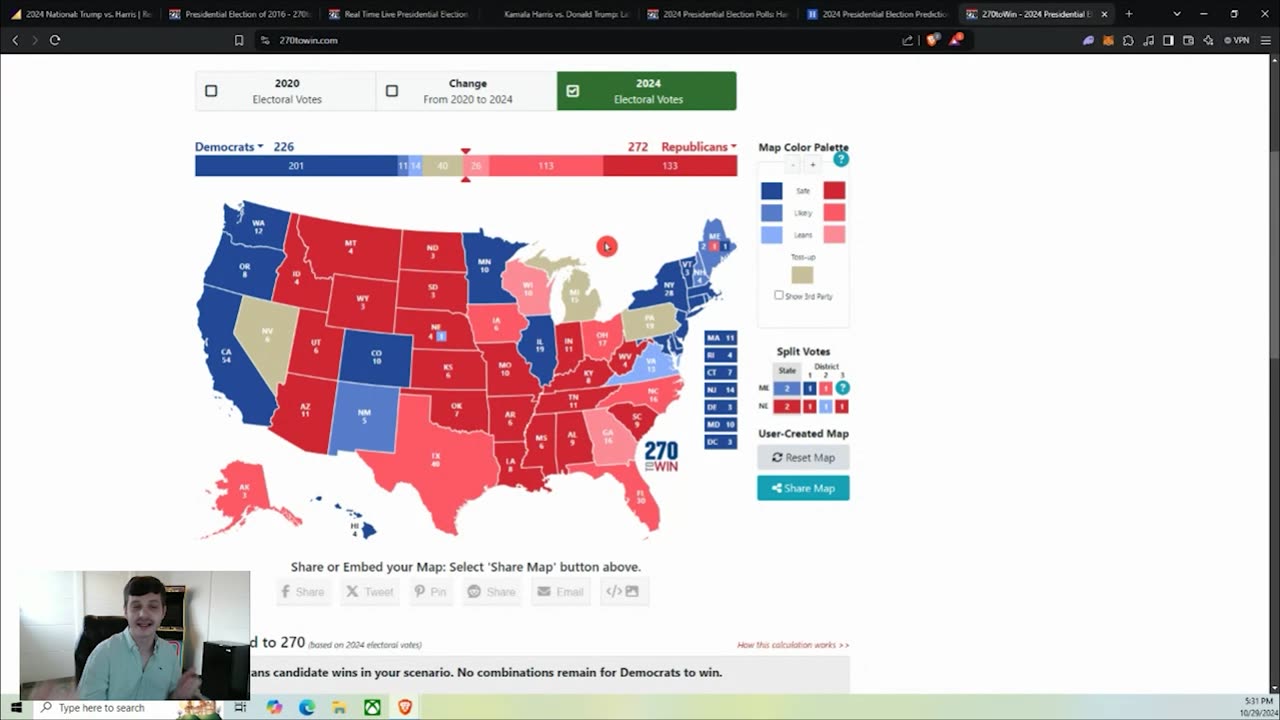 Polls, Predictions, and Maps Trump v. Harris 2024