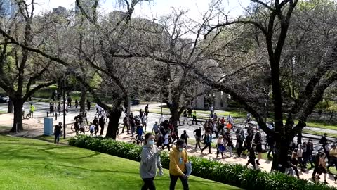 Botanical Gardens Protest