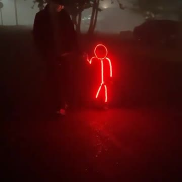 The Glowing Halloween Red Electric Child