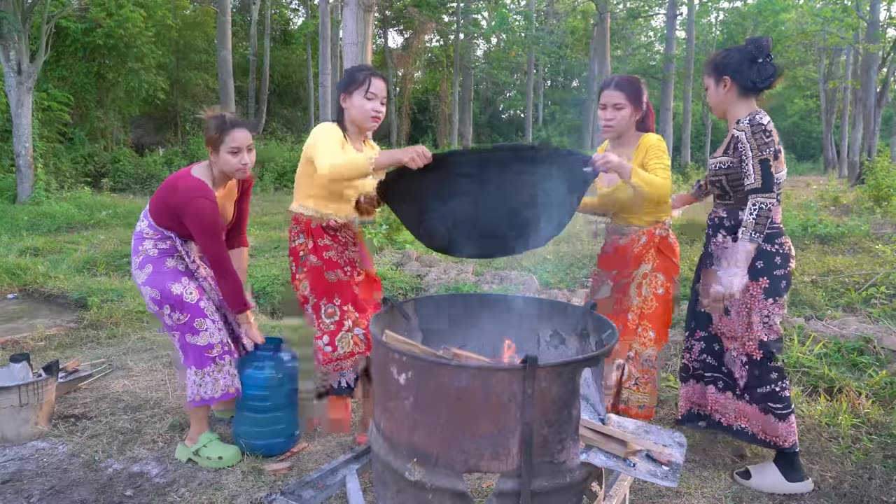 Chicken feet boiled cook recipe and eat - Amazing video