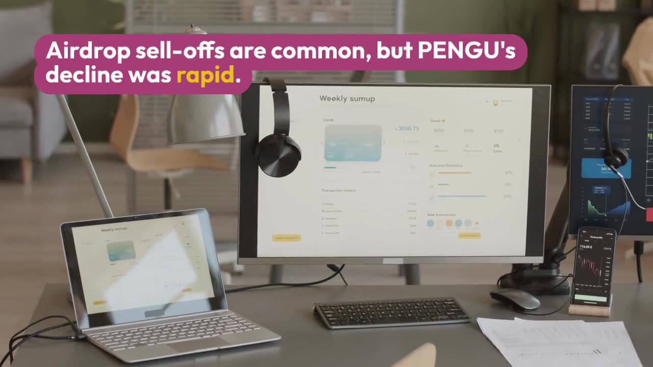 Pudgy Penguins’ PENGU Token and NFTs Plummet 50% Following Airdrop
