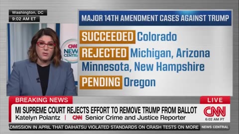 Michigan Supreme Court rejects attempt to keep Donald Trump off ballot