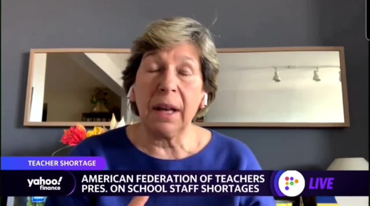 Randi Weingarten: "Kids are coming in with greater needs because of 2 years of disruption."