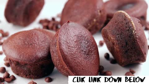 Easy recipes for chocolate Keto muffins. Keto diet menu