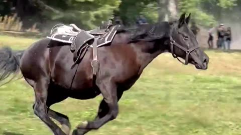 a cowboy's last wish ride on his favorite horse at ranch