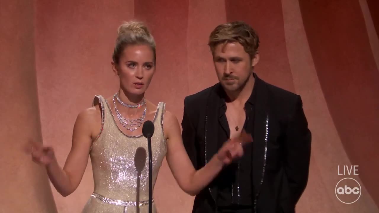 Ryan Gosling and Emily Blunt oscars 2024