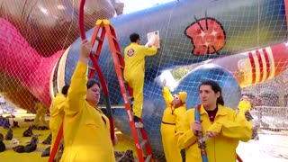 Macy's Thanksgiving Day Parade balloons come to life