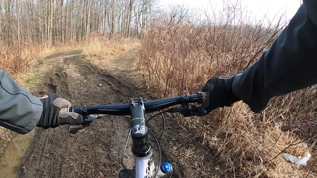 Mountain Bike Trail Ride near the Ashtabula Train Disaster site