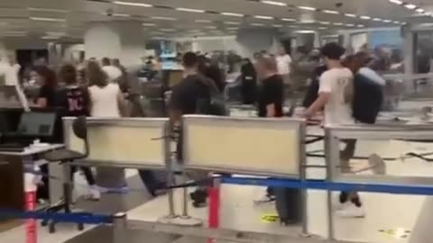 A fight broke out at the airport in Beirut