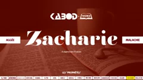 Livre de « Zacharie » L'Ancien Testament La Sainte Bible, audio VF