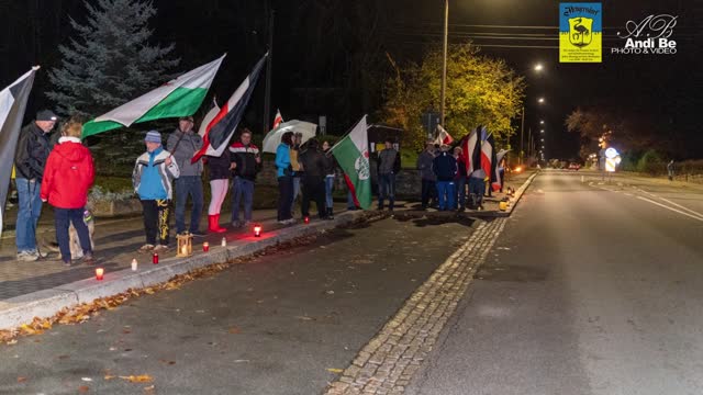 Stiller Protest in Neugersdorf vom 08.11.2021