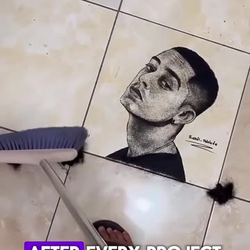 Barber Creates Viral Miniature Art from Hair, Would You Buy One?😱