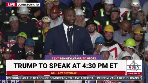 FULL SPEECH: Byron Donalds Speaks at Trump Rally in Johnstown, PA - 8/30/24