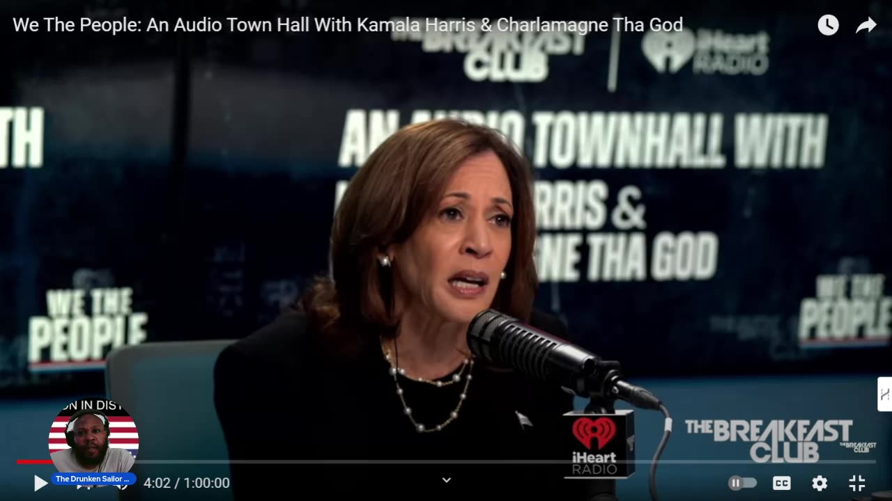 Kamala Harri Failed Audio Town Hall with Charlamagne.