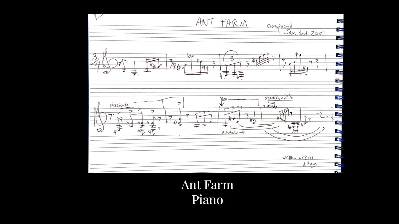 Ant Farm ~ for Piano ~ alsetian