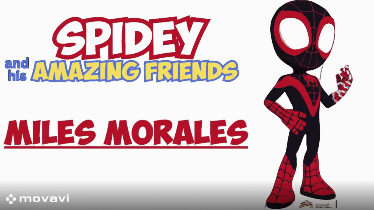 Learn how to draw Miles Morales from Spidey and his amazing friends Superhero drawing video for kids