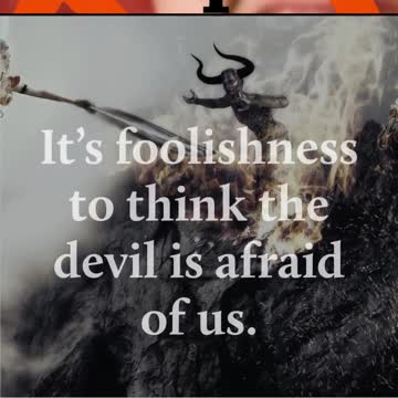 Stop Rebuking Satan!