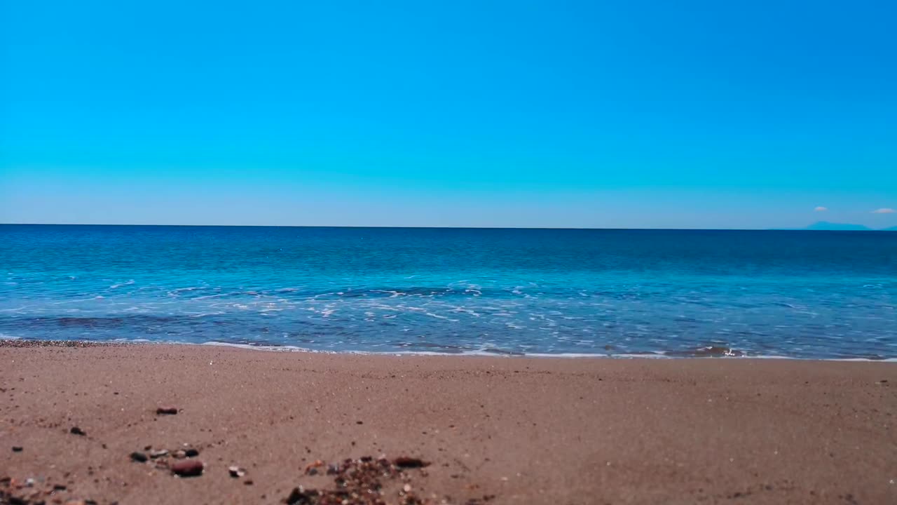 Beautiful Beach Background 4K