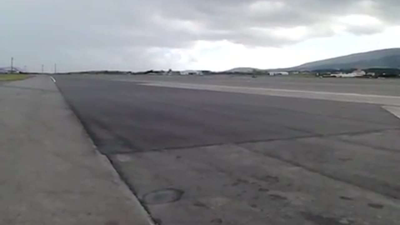 USAF V 22 Ospreys and C-130 Hercules taking off at Lajes Air Base.