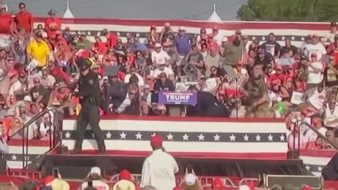 Trump Assassination Attempt - "Shooter Down"