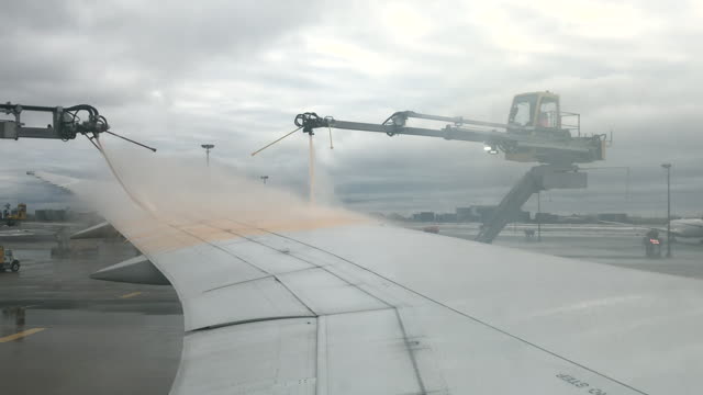 Incredible Airplane Wing De-Icing