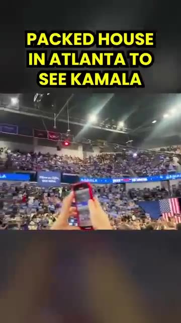 LIVE: Kamala Harris CAMPAIGN SPEEC...PACKED HOUSE in Atlanta to See Kama ...