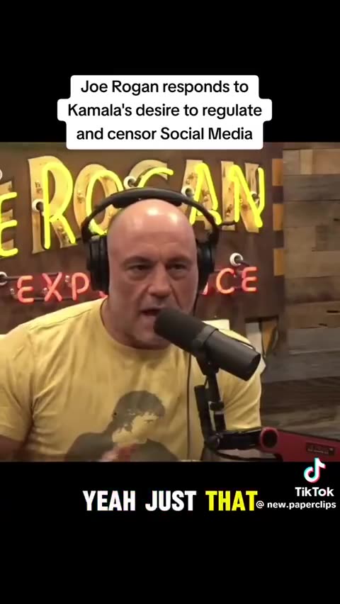 Rogan Sounds Alarm: Potential First Amendment Threat with Harris and Walz