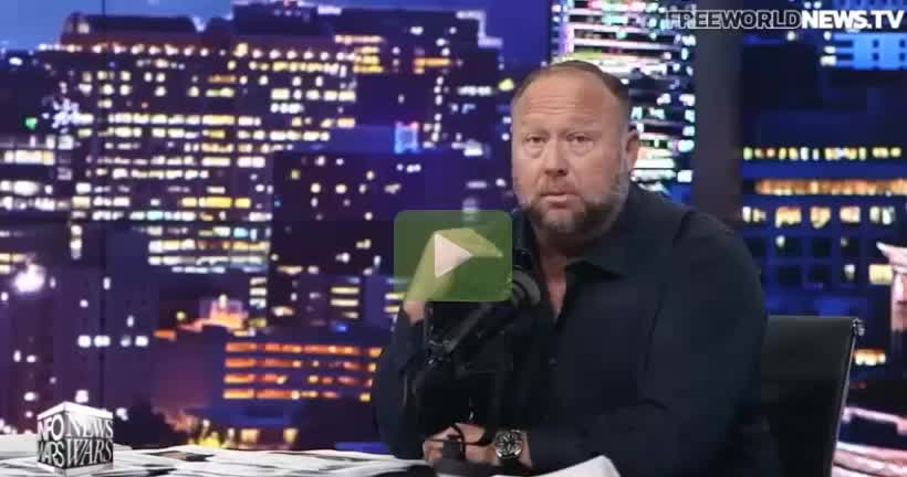 Alex Jones eerie war prediction