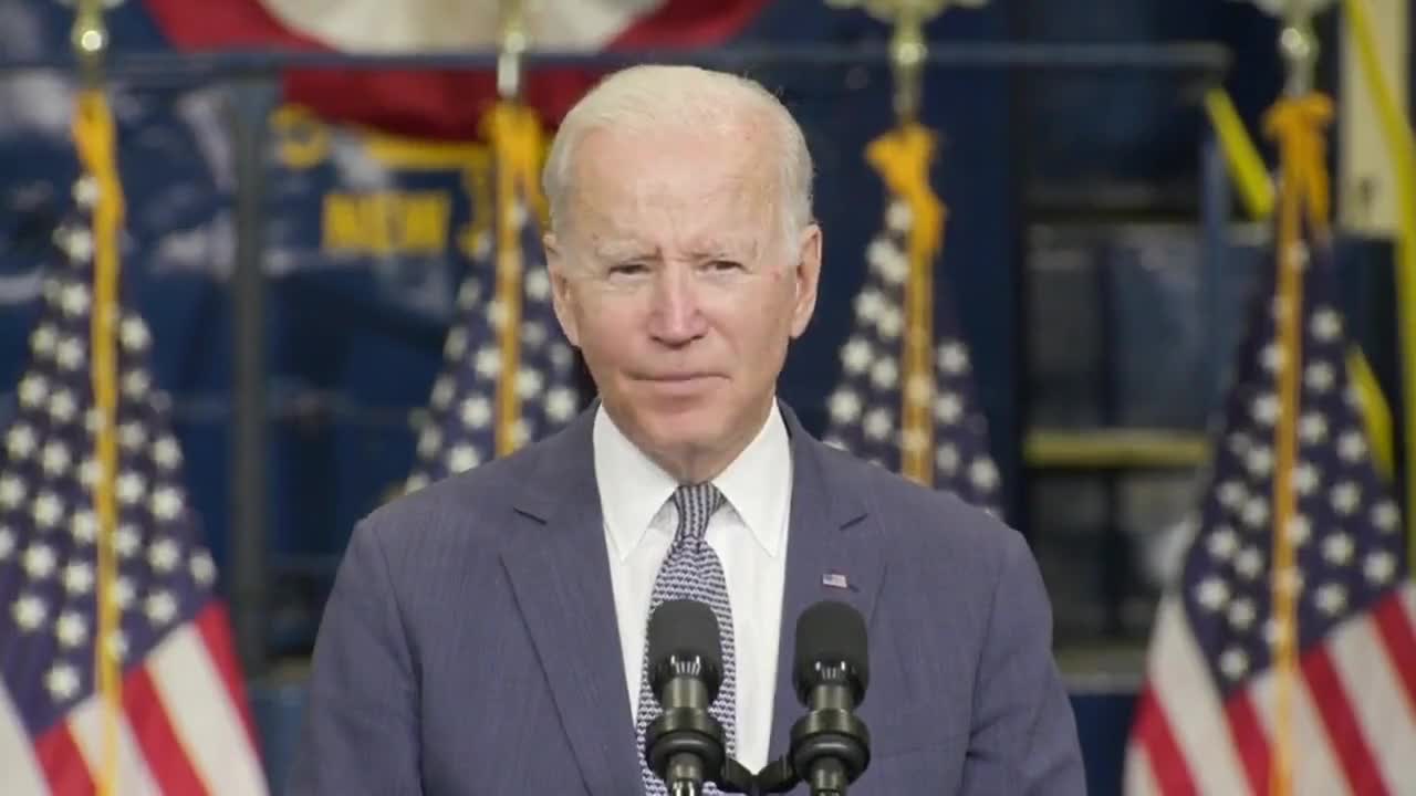 Biden: "As one computer said, if you're on the train, and they say Portal Bridge..."