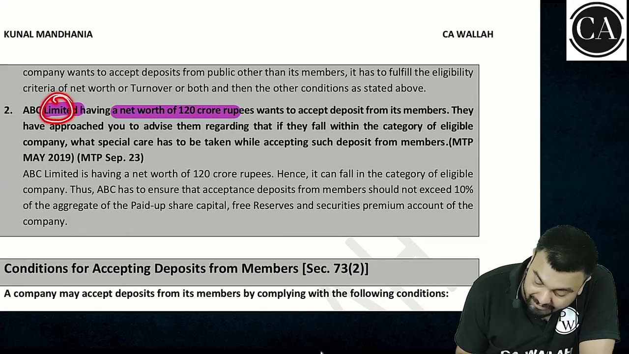 ACCEPTANCE OF DEPOSIT BY COMPANIES L3