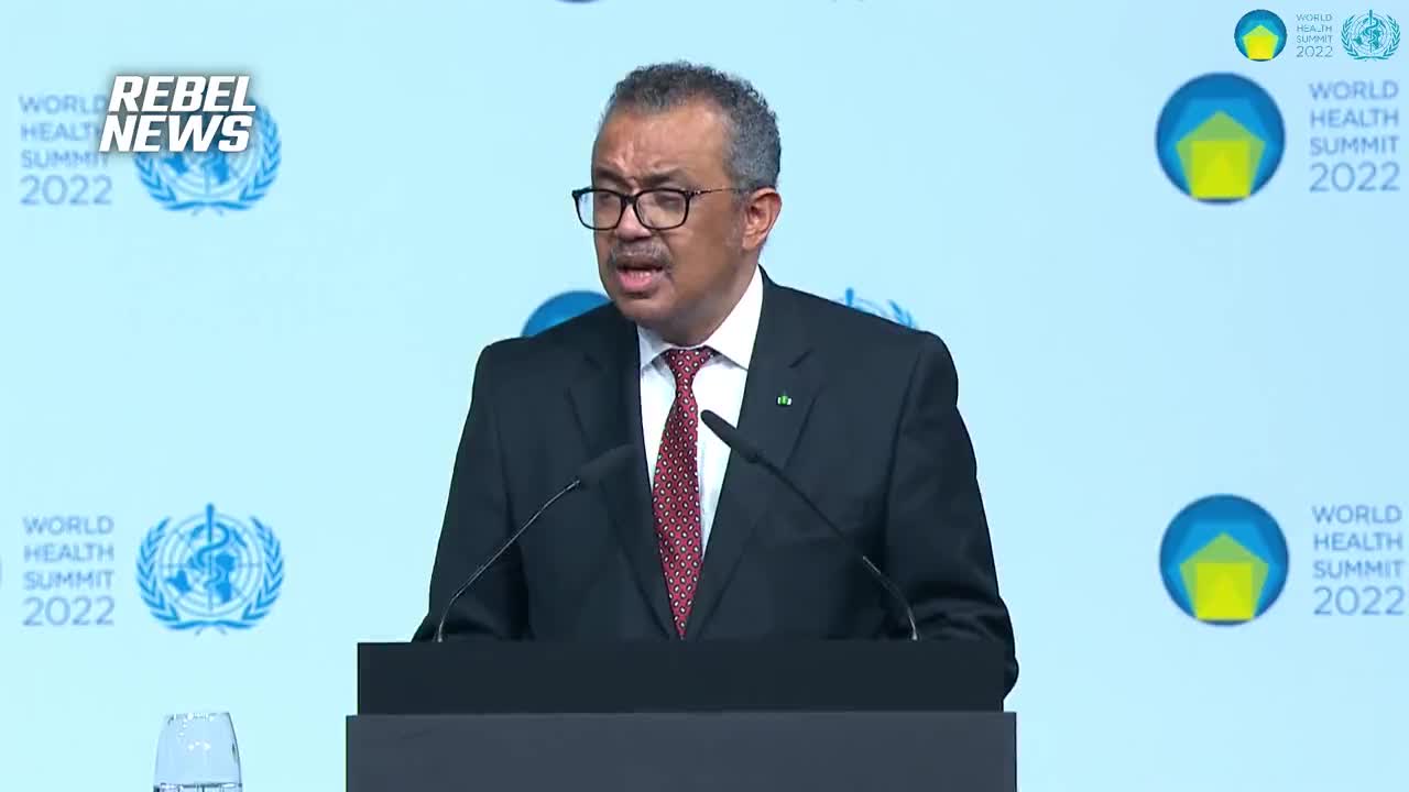 Director General of the WHO wraps up by saying