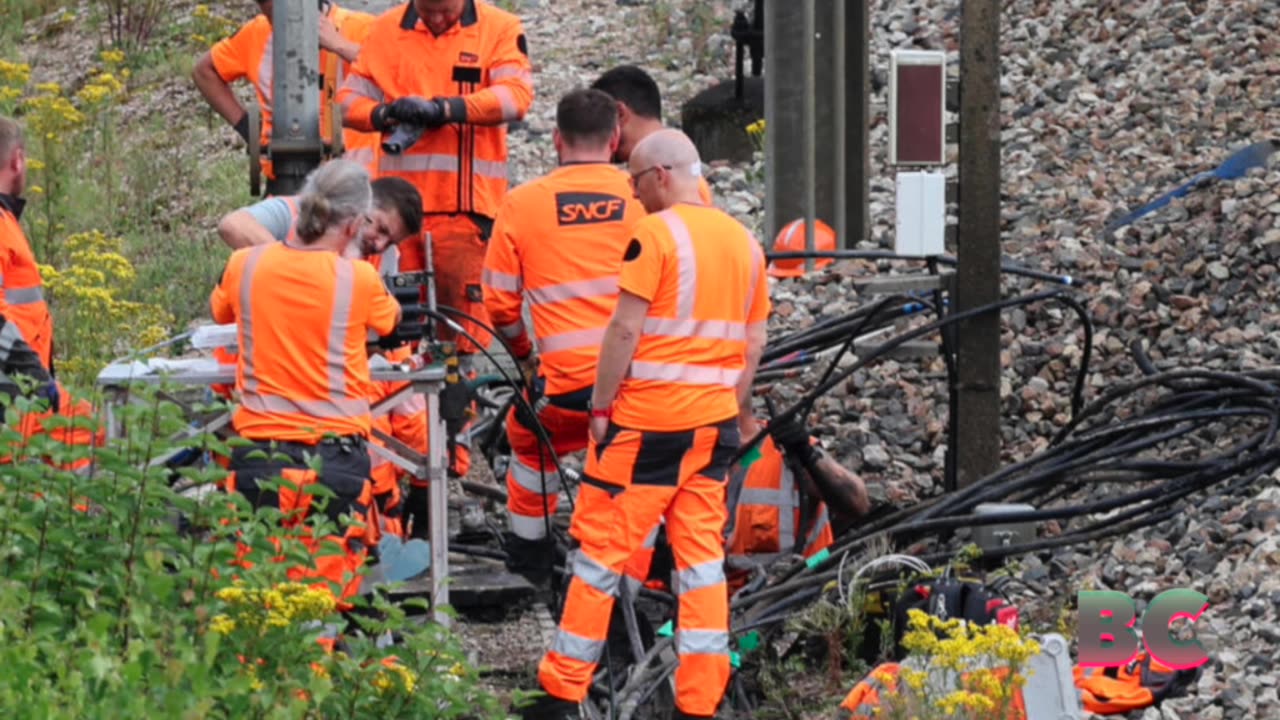 France rail repairs completed after arson attacks