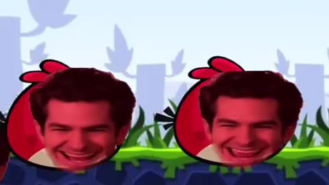 Andrew Garfield x Angry birds theme song 😂