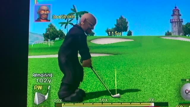 Hot Shots Golf 3 eagle with T-bone