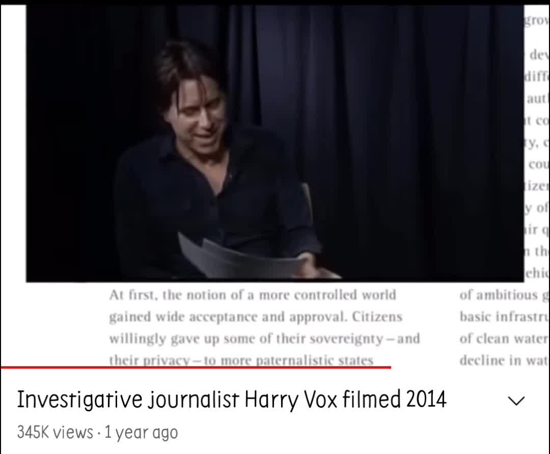 Investigative Journalist Harry Vox 10.21.14