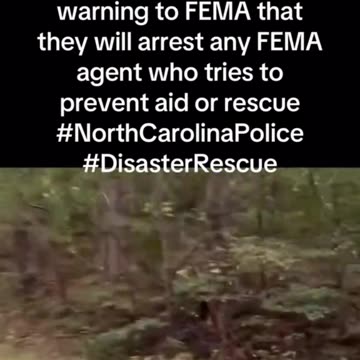 NC State Police Just Sent A Warning to FEMA