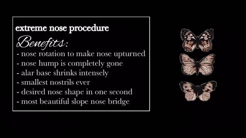 - extreme nose procedure subliminal - warning. too strong