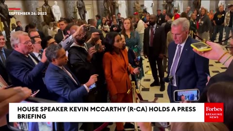 Kevin McCarthy Asked Why He's Calling For Bob Menendez To Resign After Defending George Santos