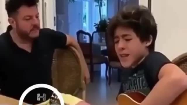 giving the boy a scare