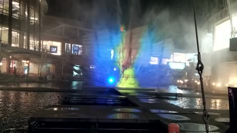 A fountain show