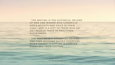 Writing as Historical Record
