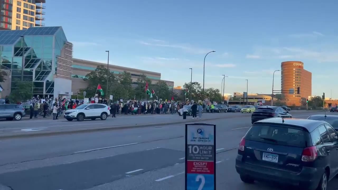 Pro-Hamas Protest in Minneapolis