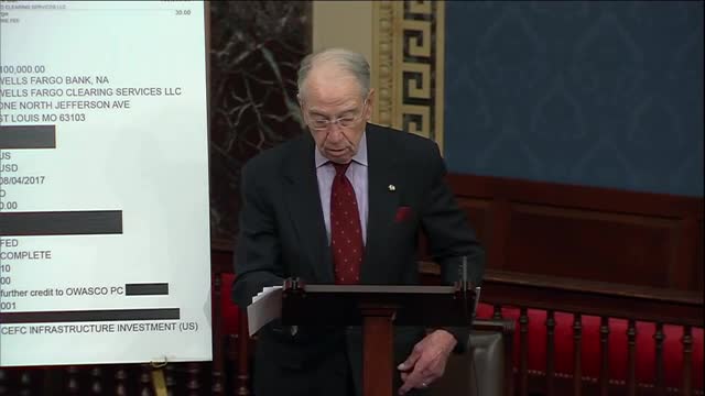 Sen Chuck Grassley Speaks On Investigation Into Joe Biden Family